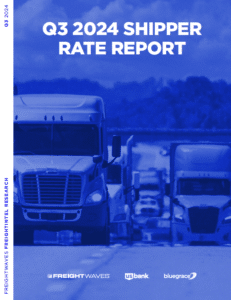 Q3 2024 Shipper Rate Report